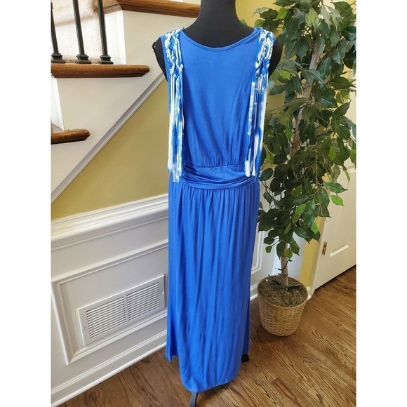 Charmosa Women Blue Casual Dress- Size Medium - Picture 8 of 12